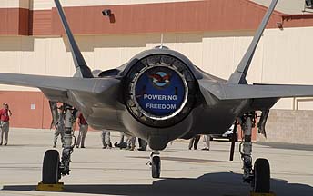 Lockheed-Martin F-35A Lightning II at Edwards Air Force Base, October 23, 2008